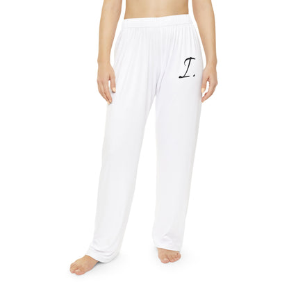 Elegant Women's Pajama Pants with Initial Design